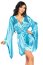 Set Neglije Satin si tanga Samira Beauty Night - Albastru