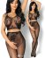 Set Colanti si Top Beauty Night Fernanda - Negru