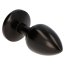 Plug anal Secret Pleasure Toyz4Lovers - material metal negru mat bijuterie cristal