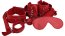 Set Bondage Loving Joy "Beginner’s" 8 piese - Rosu