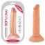 Dildo Ultra Realistic cu ventuza, Mr.Rude, Flesh, 20 cm