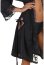 Set Halat Sexy si Chiloti Ambrosia Beauty Night - Negru