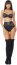 Set Lenjerie Forplay Addiction Bra and Panty - Negru