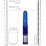 Vibrator Shots Toys »Delfin« 23 cm - Albastru#