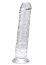 ​Dildo cu ventuză Loving Joy de 19 cm, transparent#