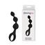 Triple Ripple Anal Beads, Loving Joy, Negru