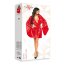 Set Neglije Satin si tanga Samira Beauty Night -Rosu