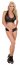 Set Lenjerie Intima Vixen Mesh Exposed - Negru