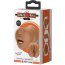 Masturbator dublu, Crazy Bull, Zoey, Gura si vagin, 17 cm - detaliu finisaj