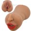 Masturbator dublu, Crazy Bull, Zoey, Gura si vagin, 17 cm - vedere frontala