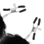 Cleme Sfarcuri Darkness "Fur Nipple Clamps" -  Negru##