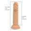 Dildo Realistic Natural, Loving Joy, cu ventuza, 13 cm#