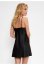 Camasa de noapte de satin cu bretele ajustabile, LingaDore, Negru# - dimensiuni complete