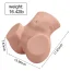 Masturbator XISE "Sydni" 37 cm - Natural,  7 Vibratii si 3 Viteze#