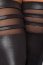 Sexy Metalic Gogo-Set "Black Seduction" Saresia - Negru