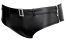Pantaloni Scurti cu 2 Fermoare si Catarama Strasuri Cottelli Collection - Negru