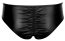 Pantaloni Scurti cu 2 Fermoare si Catarama Strasuri Cottelli Collection - Negru