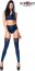 Sexy Metalic Gogo-Set "Blue Seduction" Saresia - Albastru