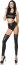 Sexy Metalic Gogo-Set "Black Seduction" Saresia - Negru