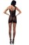 Rochie Mini cu Bretele 7064 Rimes - Negru