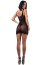 Rochie Mini cu Bretele 7064 Rimes - Negru