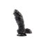 ​Dildo XXL Chisa, Monster Doombringer, Negru, [ 17.5 cm x 5.5 cm ] - vedere laterala