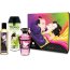 Shunga - Fruity Kisses Collection,  Kit masaj erotic pentru cupluri#