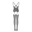 Bodystocking Plasa Obsessive N117 - Negru
