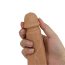 Manson de marire penis Pretty Love, tan, [20 cm x 4 cm] - dimensiuni complete
