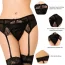Set Portjartiera si Bikini Paris Hollywood - Negru