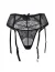 Set Portjartiera si Bikini Paris Hollywood - Negru