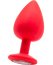 Butt Plug OUCH, Extra Large Diamond, Rosu