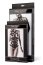 Set sexy 4 piese Grey Velvet – body cu lanturi, portjartier si tanga - vedere de ansamblu