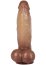 Ultra Realistic Dildo Silicon Hidden Desire, Dual Density, Inferno, 24 cm