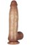 Ultra Realistic Dildo Silicon Hidden Desire, Dual Density, Inferno, 24 cm