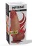 Ultra Realistic Dildo Silicon Hidden Desire, Dual Density, Inferno, 22 cm - detaliu design