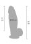 Ultra Realistic Dildo Silicon Hidden Desire, Dual Density, Inferno, 22 cm - detaliu finisaj