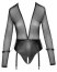 Body Cottelli Bondage plasa neagra semitransparenta