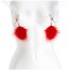 ​Cleme pentru mameloane F1 Fulgi Roșii, NS Novelties Nipple Clamps