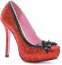 Pantofi cu toc Princess Heels Woman Shoes, Leg Avenue - Argintiu