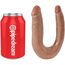 Dildo Dublu King Cock Double Trouble, 15 cm