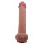 Dildo Ultrarealistic Sliding Skin Baile, TPR, flexibil, [26cm x 5.5cm]