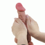 Dildo Ultrarealistic Sliding Skin Maron Baile, TPR, flexibil, [24cm x 5cm]