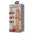 Dildo Ultrarealistic Sliding Skin Baile, TPR, flexibil, [26cm x 5.5cm]
