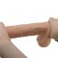 Dildo Ultrarealistic Sliding Skin Baile, TPR, flexibil, [26cm x 5.5cm]