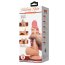 Dildo Ultrarealistic Sliding Skin Natural Baile, TPR, flexibil, [19cm x 4.4cm]
