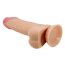Dildo Ultrarealistic Sliding Skin Natural Baile, TPR, flexibil, [19cm x 4.4cm]