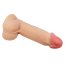Dildo Ultrarealistic Sliding Skin Natural Baile, TPR, flexibil, [22cm x 4.6cm] - vedere spate