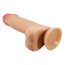Dildo Ultrarealistic Sliding Skin Natural Baile, TPR, flexibil, [22cm x 4.6cm] - accesorii incluse