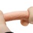 Dildo Ultrarealistic Sliding Skin Natural Baile, TPR, flexibil, [22cm x 4.6cm] - dimensiuni complete